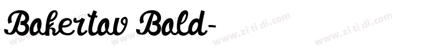 Bokertov Bold字体转换